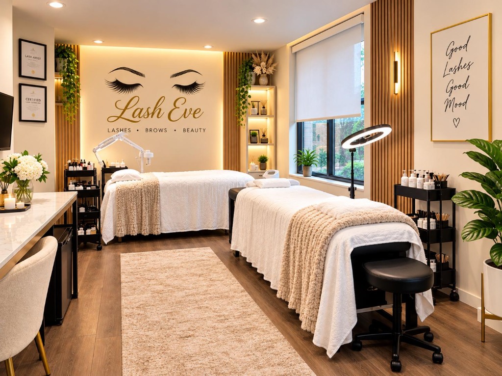 Private Treatment Suite & Lash Beds