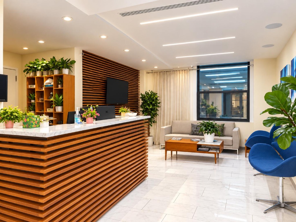 Front Desk & Welcome Lounge